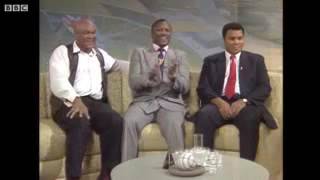 Mohammed Ali Joe Frazier and George Foreman On British TV Show [upl. by Lodovico751]