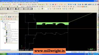 Mastercam x5 Lathe tutorial [upl. by Norrej]