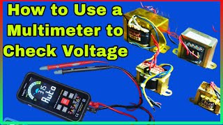 How to Use a Multimeter to Check Voltage [upl. by Brooking505]