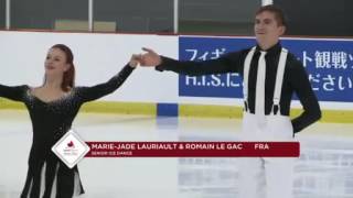 MarieJade LAURIAULT  Romain LE GAC SD 2016 Autumn Classic International [upl. by Thurston]