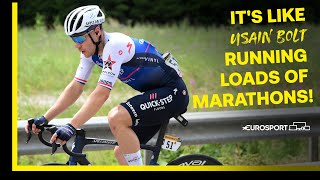 Fabio Jakobsen gets Usain Bolt comparison after Tour de France heroics  Eurosport [upl. by Shirlee904]