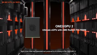 Meet OneXPlayer OneXGPU 2  the First eGPU with AMD Radeon RX 7800M [upl. by Ys]