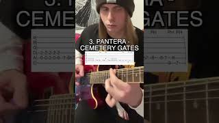 5 Iconic Pinch Harmonic Guitar Riffs With Tabs [upl. by Yecaj963]