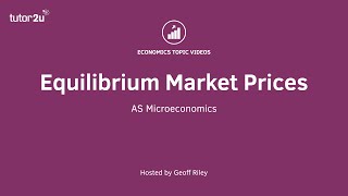 Equilibrium Prices in Markets I A Level and IB Economics [upl. by Mariandi721]