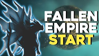 STARTING as a FALLEN EMPIRE in Stellaris [upl. by Ydne]