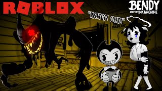 BENDY FINDS BEAST BENDY ROBLOX BATIM [upl. by Nidya]