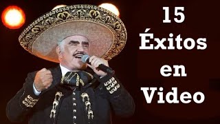 VICENTE FERNANDEZ  15 ÉXITOS EN VIDEO [upl. by Lenrad]