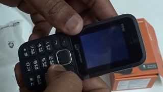 Micromax X091 Dual Sim Mobile Unboxing Video [upl. by Lladnew]