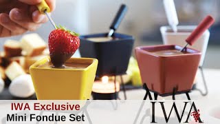 Our IWA Exclusive Mini Fondue Set [upl. by Lauhsoj]