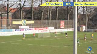 SC Victoria Hamburg  SV Werder Bremen II Regionalliga Nord  Spielszenen  ELBKICKTV [upl. by Obeng922]