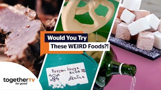 Pretzels Dipped In ACID That You Can Eat Bizarre Foods You Have To Try  Compilation [upl. by Aneev]