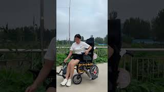 paraplegia patients with spinal cord injury electric wheelchair [upl. by Llewkcor39]