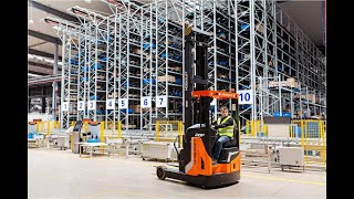 The newest pro range reach truck RT1620P of Noblelift [upl. by Sivehc]