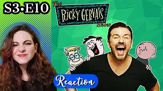 The RICKY GERVAIS SHOW  S3 E10  Society  REACTION [upl. by Ecinreb263]