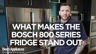 Bosch 800 Series Fridge Dual Compressor Overview [upl. by Goulet200]