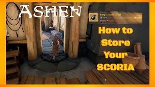 ASHEN  How To Store Scoria Guide [upl. by Anilegnave747]