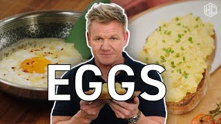 Gordon Ramsay Makes Scrambled and Fried Eggs  Cooking With Gordon  HexClad [upl. by Finlay478]