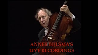 JS BACH Suite nr 5 for cello solo Anner BIJLSMA baroque cello live recording [upl. by Torbart]