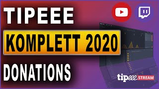 Tipeeestream Komplettkurs 2020 02 Donations einrichten [upl. by Ver]