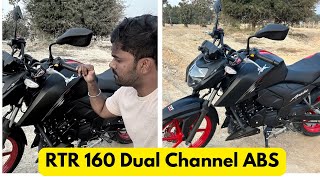 Apache RTR 160 4v Dual Channel ABS Tamil Ride Review [upl. by Luckett]