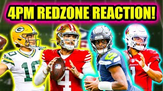 NFL REDZONE WEEK 12 LIVE REACTION 425pm Games [upl. by Dnomsad]