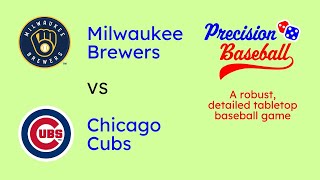 2023 Replay Brewers  Cubs Innings 59 Precision Baseball [upl. by Meid336]