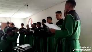 SURREXIT PASTOR BONUS  Reconditus Coro São Domingos Sávio [upl. by Wilen304]