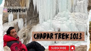 Chadar Trek 2023  Frozen River Trek in Ladakh [upl. by Yeldud]