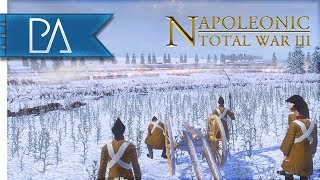 EPIC FROZEN RIVER CROSSING  Napoleonic Total War 3 Mod Gameplay [upl. by Peria]