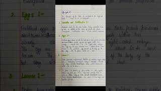 Ancylostoma duodenale zoology 3rd year hand written notes biology viralshorts likeandsubscribe [upl. by Faina]