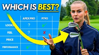 TAYLORMADE P790 VS CALLAWAY APEX PRO  indepth analysis [upl. by Eetnahs670]