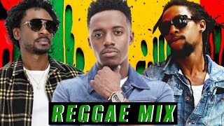 Reggae Dancehall Riddims Mix 2024 Jah Cure Chris Martin Alaine Busy Signal  Tinas Mixtape [upl. by Alameda]