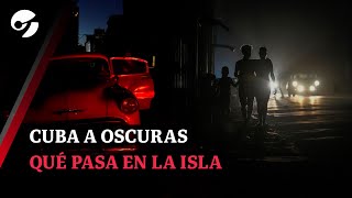 CUBA A OSCURAS por qué se generó el apagón masivo  Protestas masivas agravan la crisis en la isla [upl. by Akemrehs]