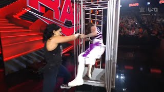 Rhea Ripley attacks Dominik Mysterio  WWE RAW 93024 [upl. by Adnawuj91]