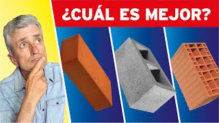 👷 3 Tipos de LADRILLO 👌Cuál es Mejor para la Construcción de Casas [upl. by Mignonne]