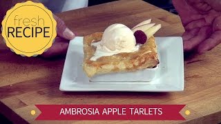 Delicious Ambrosia Apple Tartlets Recipe [upl. by Samale770]