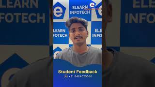 Success story  Mr Srinivas  Elearn Infotech Review  Best UI Development Training in Hyderabad [upl. by Akenot503]