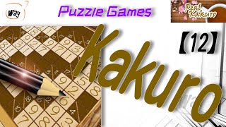 Kakuro How to play Real Kakuro 1214  Extreme Level 1 [upl. by Osber346]