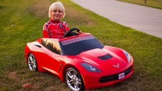 Unboxing The New Power Wheels 2014 Corvette Stingray [upl. by Nitsruk238]