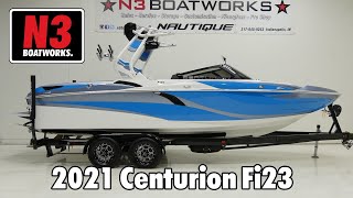 2021 Centurion Fi23  Electric Blue  Walk Through  N3 Boatworks [upl. by Nhguavad]