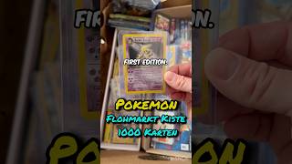 Unfassbarer Pokemon Flohmarkt Fund 1000 Karten pokemon flohmarkt retrogaming tradingcards [upl. by Amzaj]