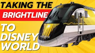 RIDING THE BRIGHTLINE TO WALT DISNEY WORLD AND BACK HOME IN ONE DAY [upl. by Nemrak586]