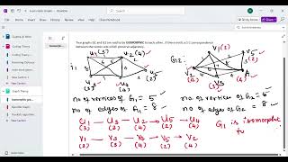 Isomorphic Graphs OneNote 2024 10 24 21 50 37 [upl. by Airak708]