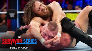 FULL MATCH  Brock Lesnar vs Daniel Bryan  Champion vs Champion Match Survivor Series 2018 [upl. by Nnylidnarb]