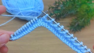 Perfect 💯unique knitting stitch pattern nice and easy knitting [upl. by Ahselak]