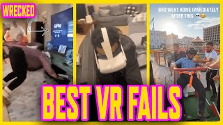 Oculus Virtual Reality Fails That WILL Make u Laugh 😂😂 [upl. by Enyalaj]