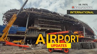 Navi Mumbai International Airportl Work Full Update  Navi Mumbai Airport Progress Update [upl. by Etaner516]