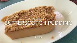 Butterscotch pudding recipe  easy pudding [upl. by Anekahs]