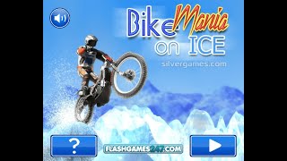 Bike mania 3 On Ice 🕹️ Minijuegos [upl. by Ahseid]