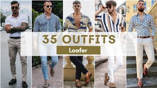 35 Loafer Outfit Ideas For Men 2022  Mens fashion  Summer 2022 [upl. by Itteb218]